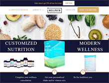 Tablet Screenshot of gowellpath.com